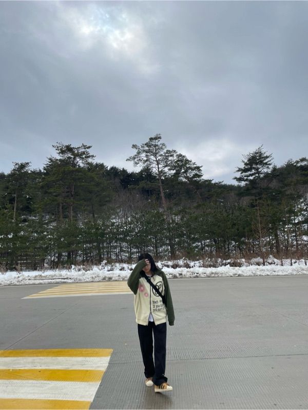 MUSINSA | XTONZ XTK073 Flower Raglan Knit Zip-Up (KHAKI)