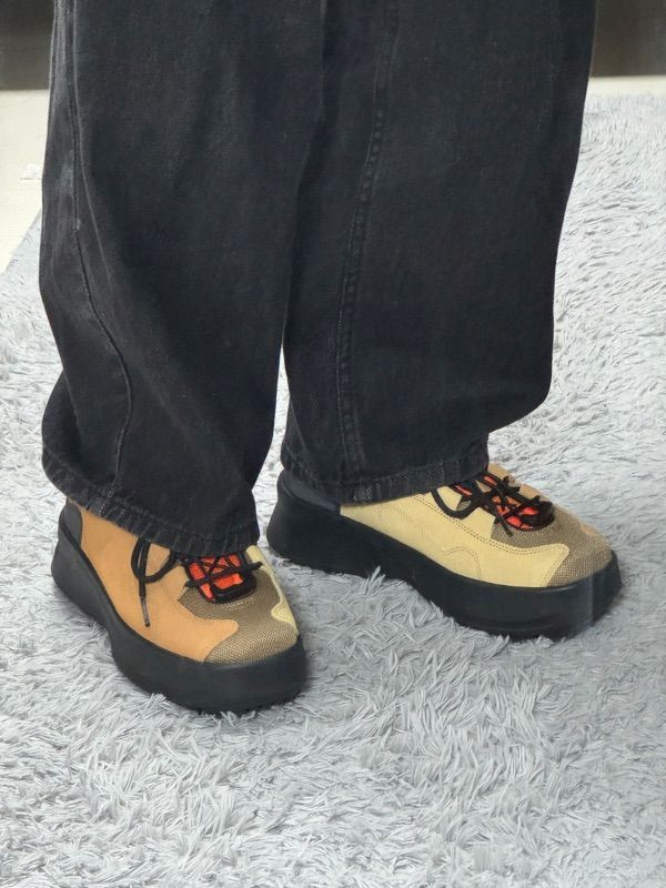 MUSINSA | flct Hazy platform sneakers_Brown