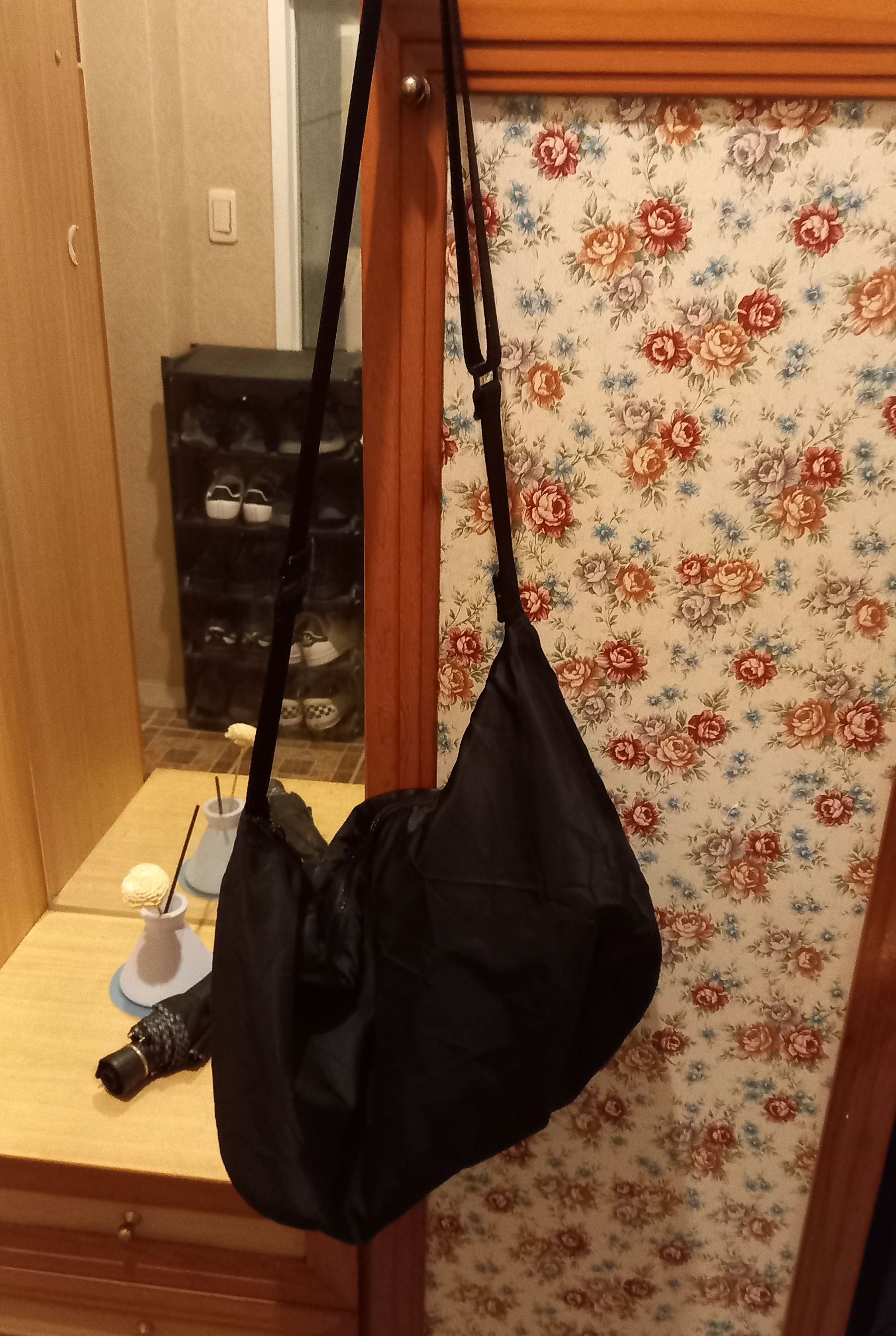 ☆HAH ARCHIVE☆ In Crease Hobo Bag Black Brown Silver White MUSINSA | HAH ARCHIVE EEN Crease Hobo Bag (Black/Brown