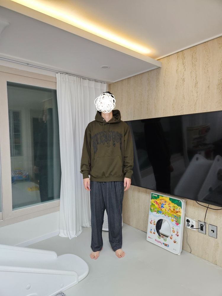 MUSINSA | MAHAGRID BLESS HOODIE KHAKI(MG2ESMM408A)