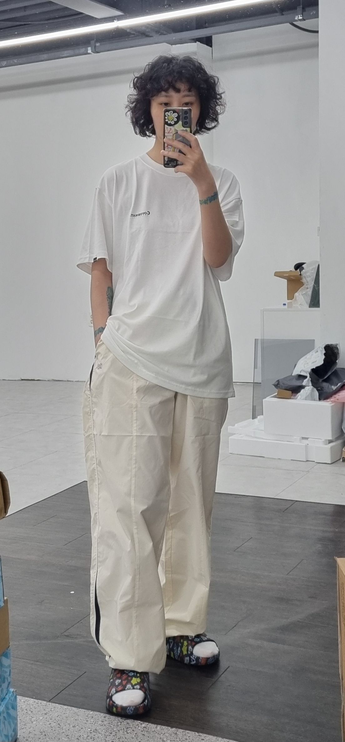 Tシャツ・カットソー COVERNAT Cool Cotton 2PACK T-Shirt White MUSINSA | COVERNAT [2PACK] Cool Cotton T-shirt Black+White