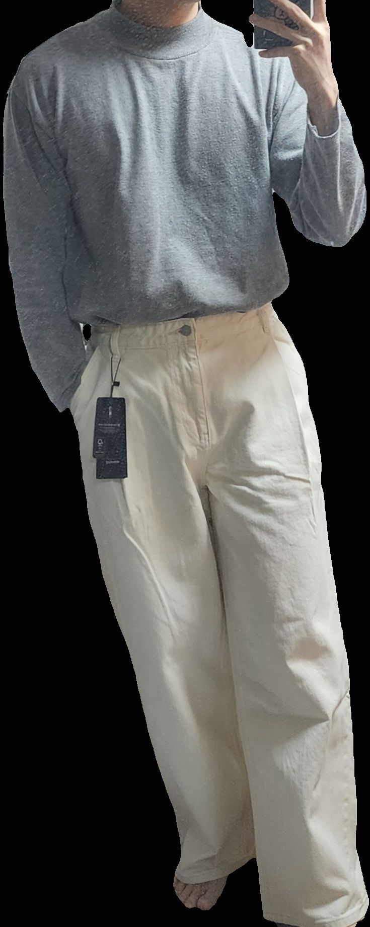 MUSINSA | MUSINSA STANDARD Deep tuck wide denim pants [Deep
