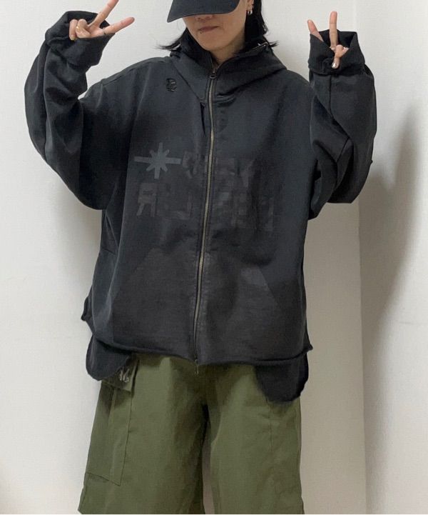 MUSINSA | TILL DAWN DEALER HOOD ZIPUP charcoal