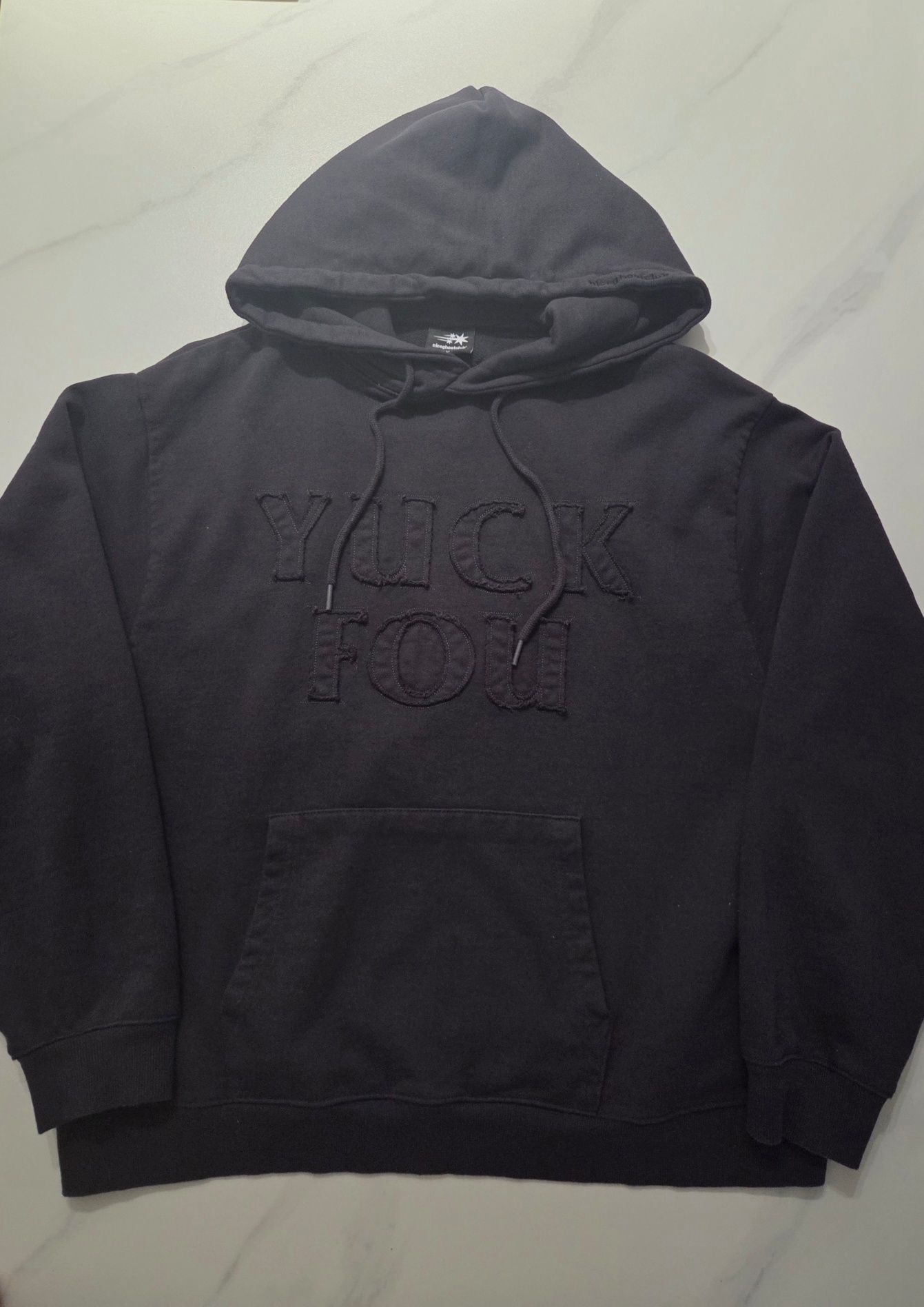 [ NICE GHOST CLUB]★韓国大人気★23FW YUCK FOU HOODIE love yuck fou hoodie zip up[khaki] - niceghostclub