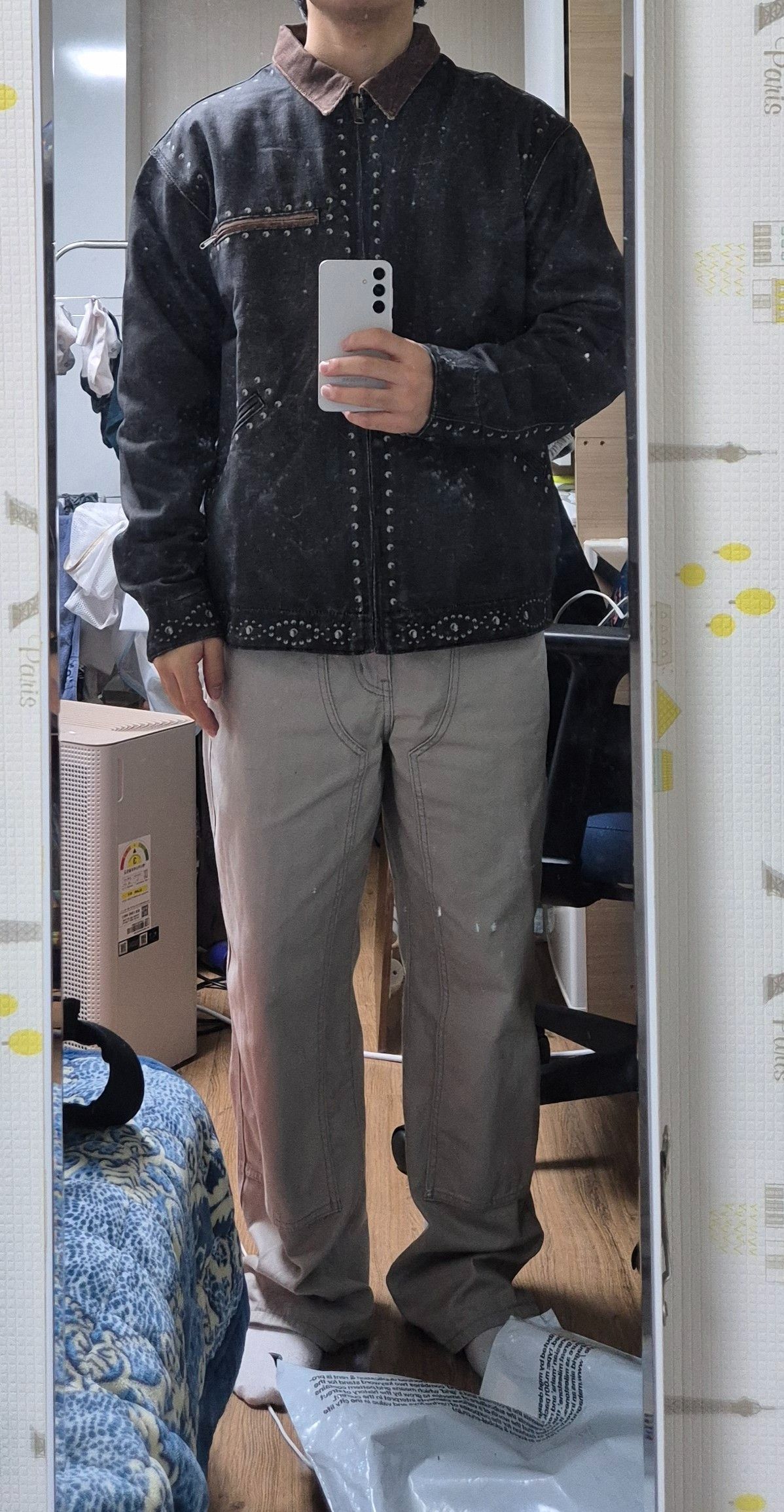 MUSINSA公式 | MAHAGRID ALLOVER VINTAGE PRINT WORK JACKET