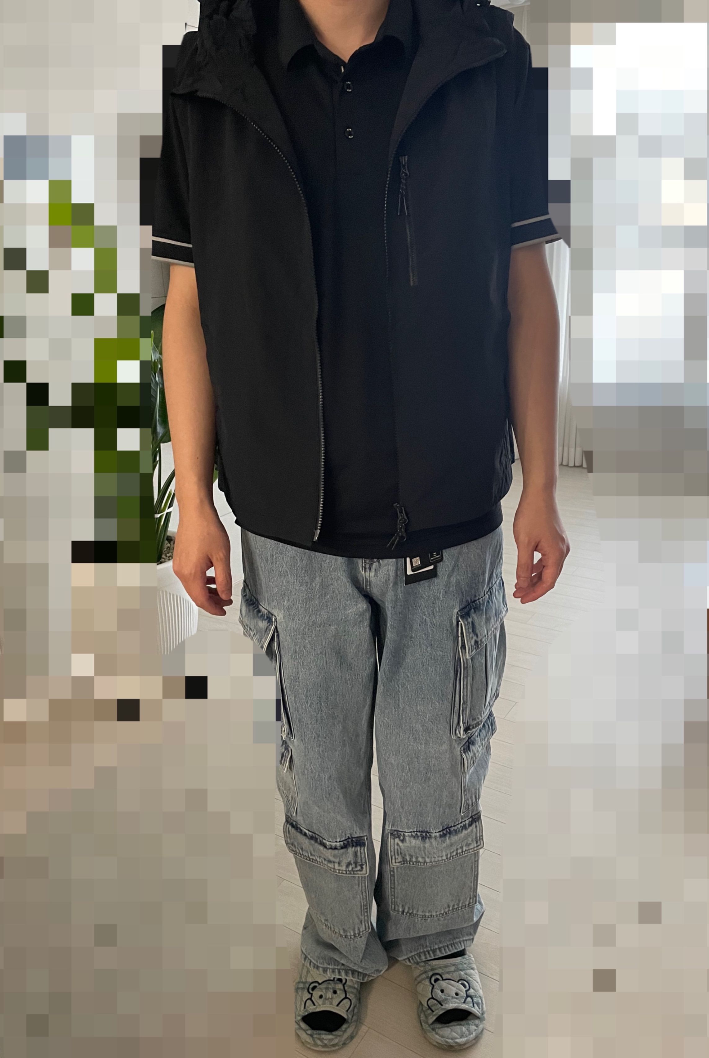 MUSINSA | MUSINSA STANDARD Wide multi-pocket cargo denim