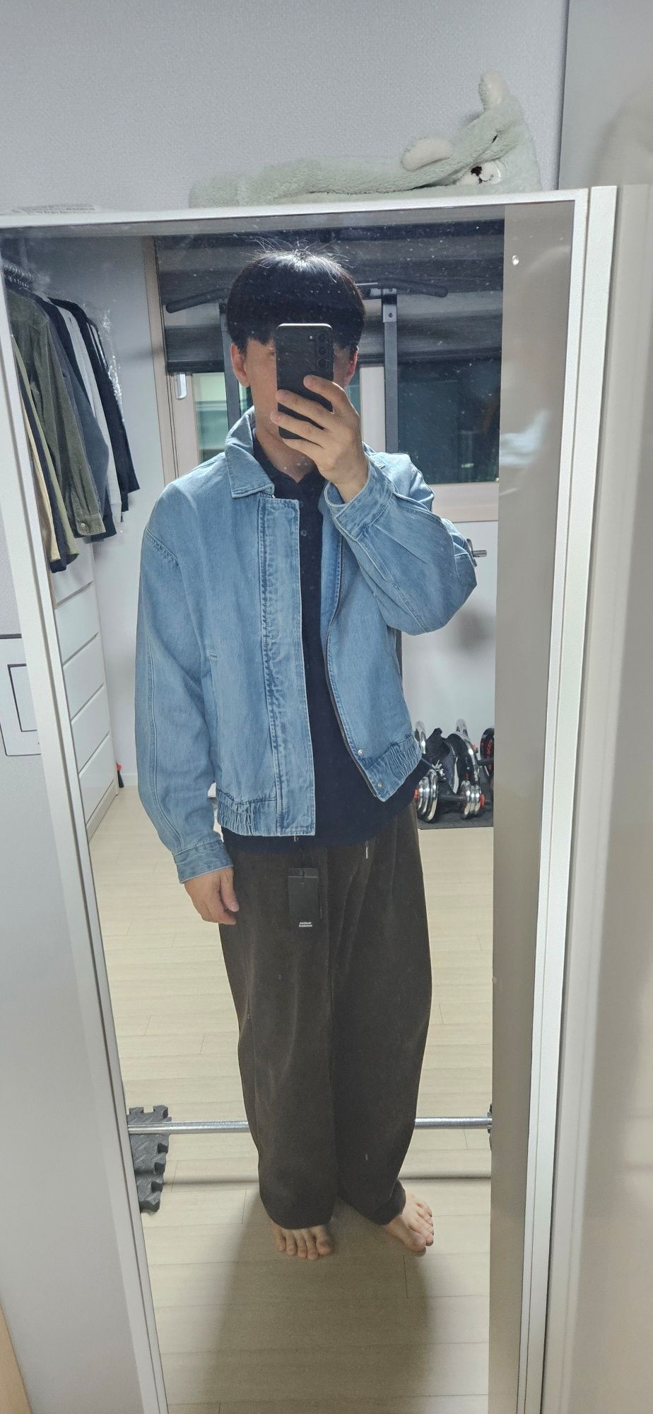 MUSINSA | MUSINSA STANDARD Oversized denim blue jean jacket