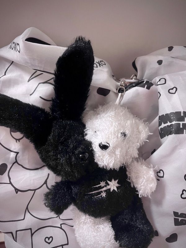 スマホケース・テックアクセサリーその他 [NICEGHOSTCLUB]MONO BUNNY BEAR DOLL_BLACK (NG2EMUAB64A) MUSINSA | NICE GHOST CLUB MONO BUNNY BEAR DOLL_BLACK