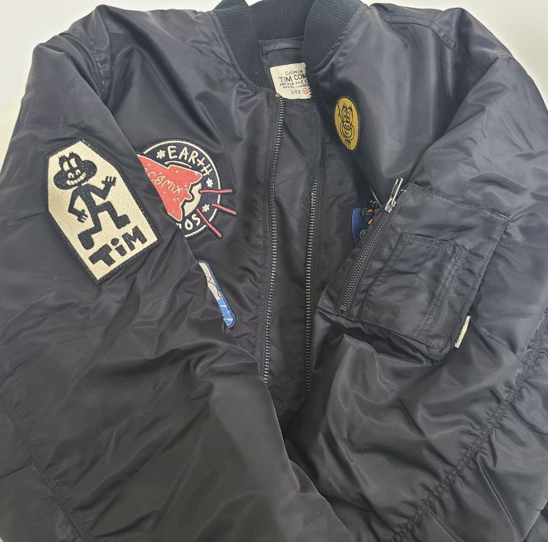 ジャケット [TIMCOMIX] TIM COSMOS PATCH MA-1 JACKET (2 color) MUSINSA | TIMCOMIX TIM COSMOS PATCH MA-1 JACKET BLACK
