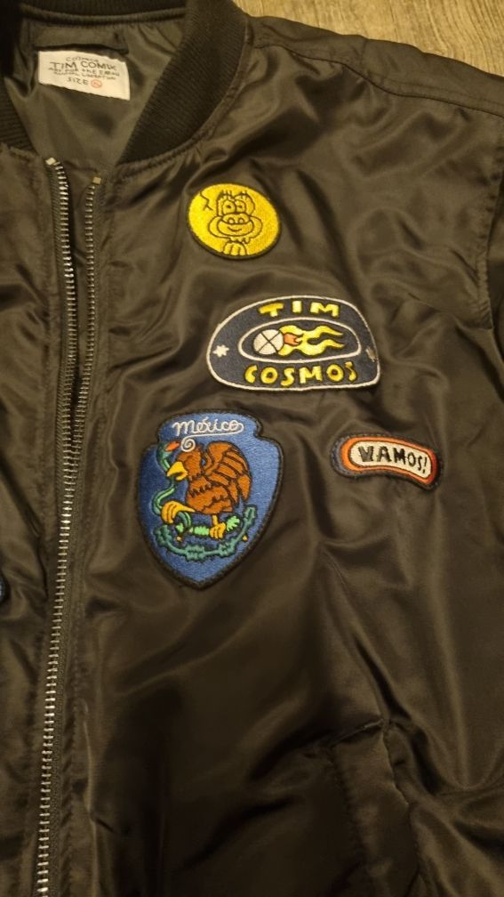 ジャケット [TIMCOMIX] TIM COSMOS PATCH MA-1 JACKET (2 color) MUSINSA | TIMCOMIX TIM COSMOS PATCH MA-1 JACKET BLACK