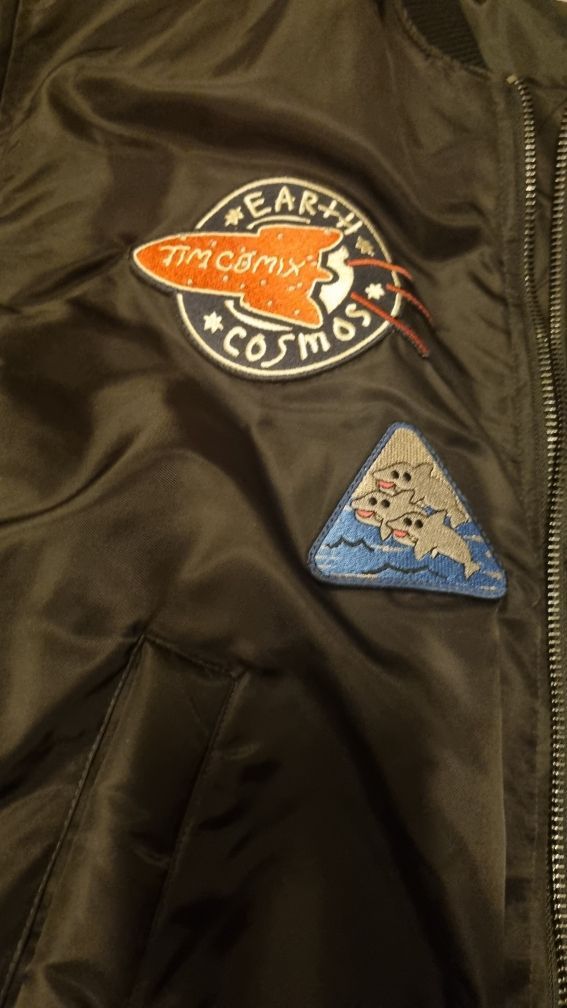 ジャケット [TIMCOMIX] TIM COSMOS PATCH MA-1 JACKET (2 color) MUSINSA | TIMCOMIX TIM COSMOS PATCH MA-1 JACKET BLACK