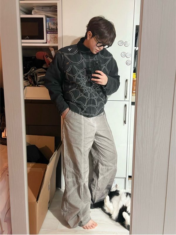 パンツ THE COLDEST MOMENT TCM line pants brown MUSINSA | THE COLDEST MOMENT TCM line pants (brown)