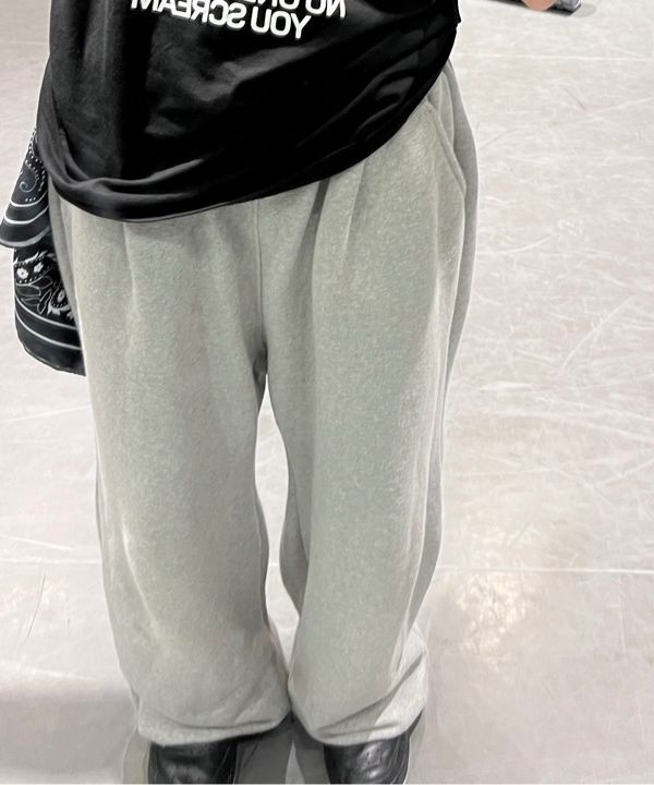 MUSINSA | THE COLDEST MOMENT TCM wave sweat pants (grey)