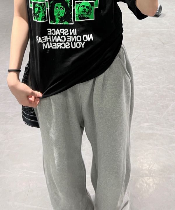 MUSINSA | THE COLDEST MOMENT TCM wave sweat pants (grey)
