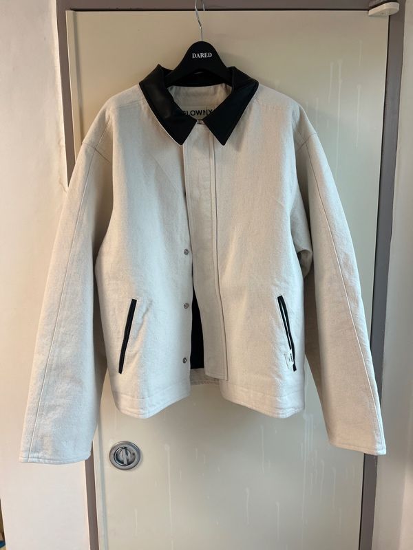 MUSINSA | GLOWNY G CLASSIC COTTON TWILL JACKET (BEIGE)