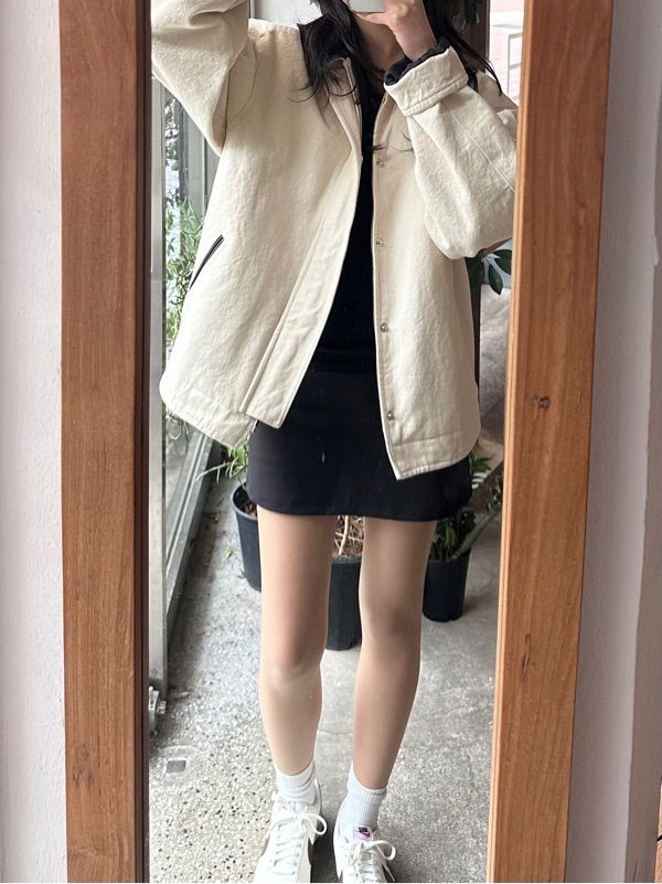 MUSINSA | GLOWNY G CLASSIC COTTON TWILL JACKET (BEIGE)