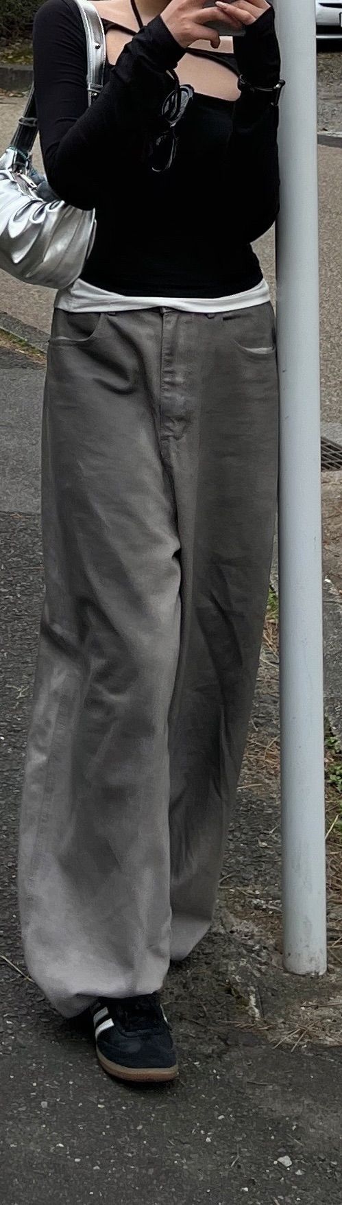 MUSINSA公式 | URBANSTOFF Oil washed denim pants (dirty blue)