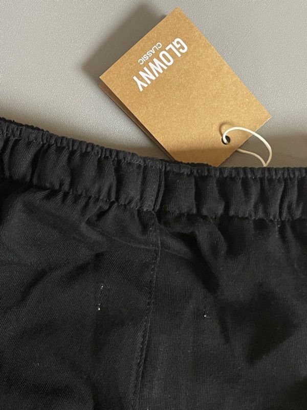 MUSINSA | GLOWNY G CLASSIC SOFT PANTS (BLACK)