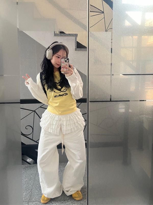 【glowny】G CLASSIC COTTON TWILL PANTS MUSINSA | GLOWNY G CLASSIC COTTON TWILL PANTS (WHITE)
