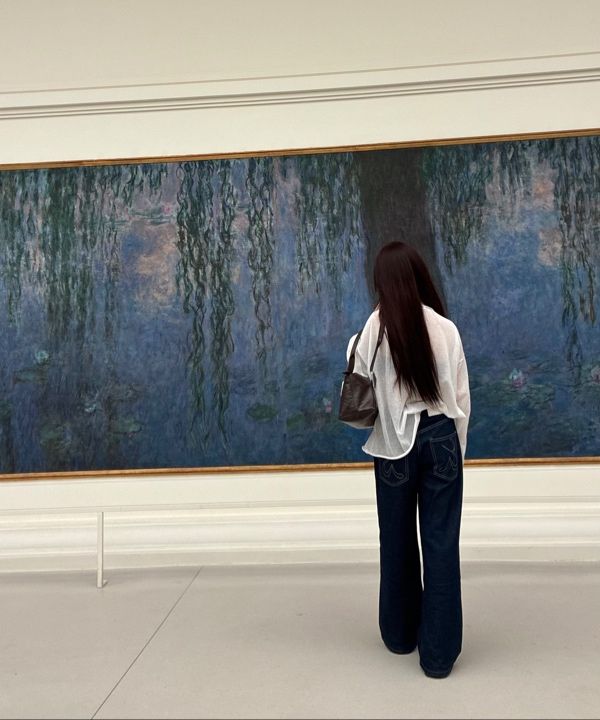 MUSINSA公式 | GLOWNY 901 LOW-RISE WIDE LEG JEANS (DEEP BLUE)