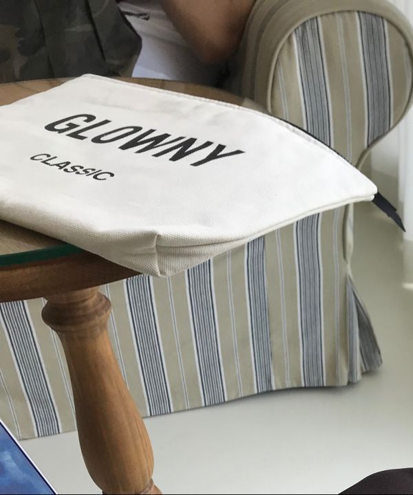 MUSINSA公式 | GLOWNY EVERYDAY G COTTON POUCH (IVORY)