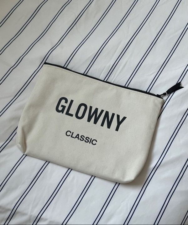 【GLOWNY】韓国人気新作★ EVERYDAY G COTTON POUCH MUSINSA公式 | GLOWNY EVERYDAY G COTTON POUCH (IVORY)