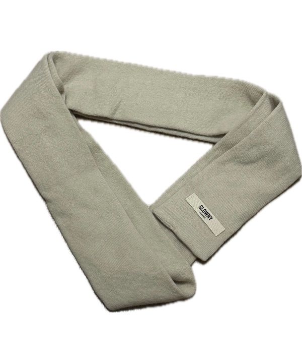 【Glowny】24SS EVERYDAY G KNIT SCARF EVERYDAY G KNIT SCARF (GRAY) - GLOWNY