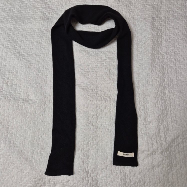 MUSINSA | GLOWNY EVERYDAY G KNIT SCARF (BEIGE)