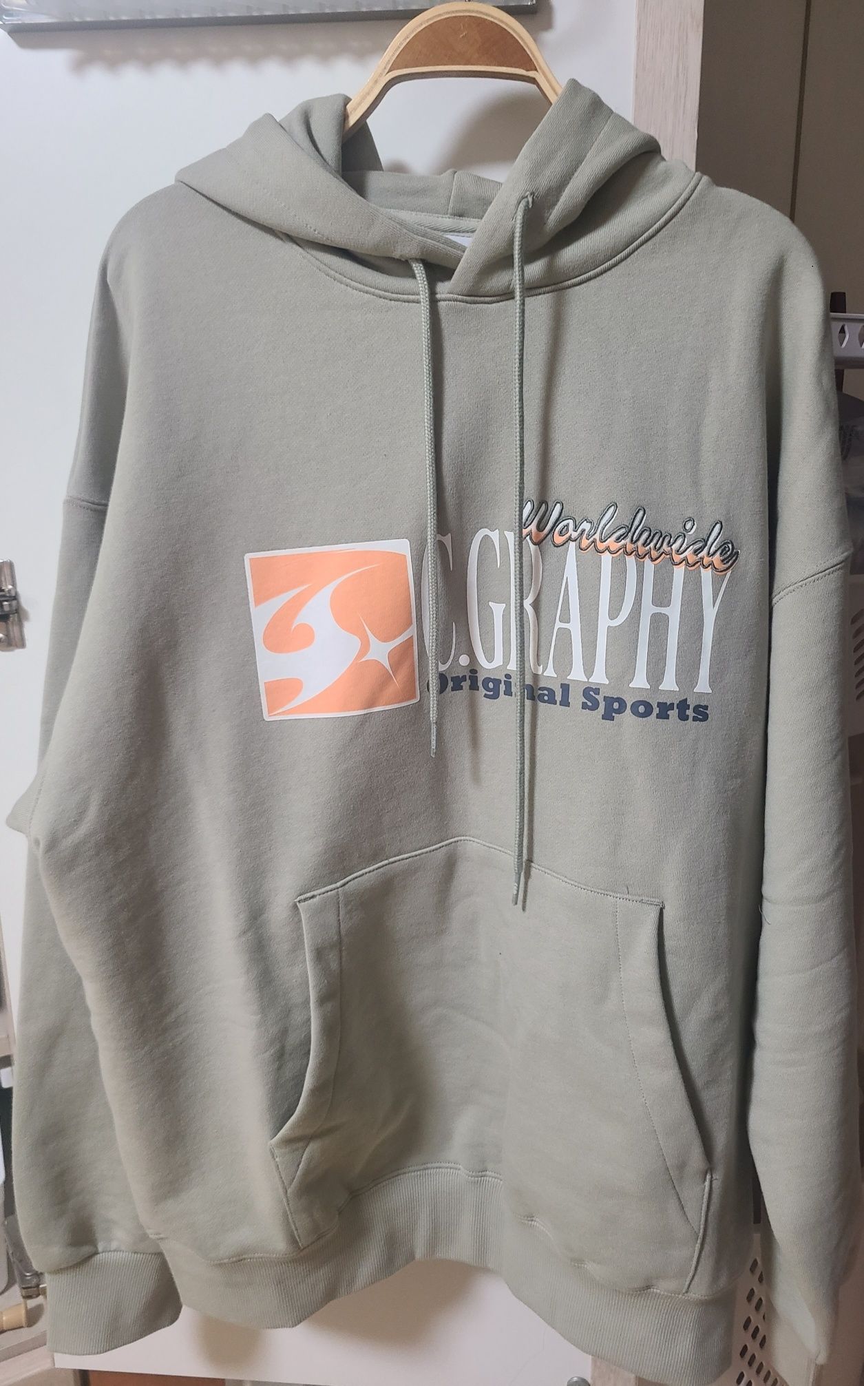 24SS 新作 [CODEGRAPHY] SPORTY OVERFIT RACING HOODIE MUSINSA | Codegraphy C.GRAPHY ARC logo overfit hoodie_dark blue