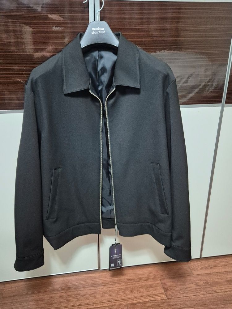 MUSINSA公式 | MUSINSA STANDARD Relaxed Minimal Jacket [Black]