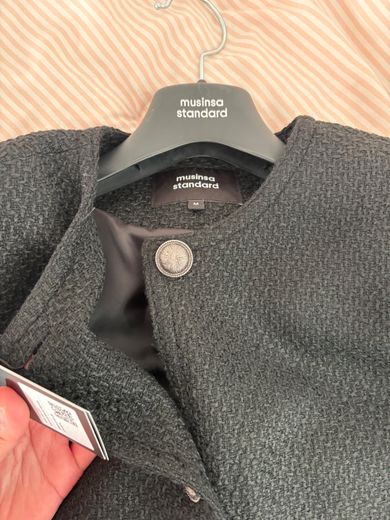 MUSINSA | MUSINSA STANDARD WOMAN Women's Round Neck Tweed Jacket