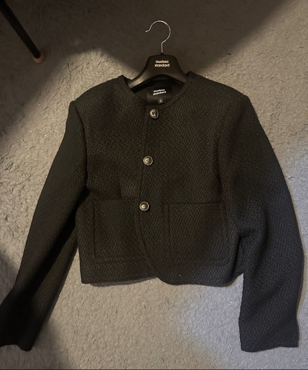 MUSINSA | MUSINSA STANDARD WOMAN Women's Round Neck Tweed Jacket