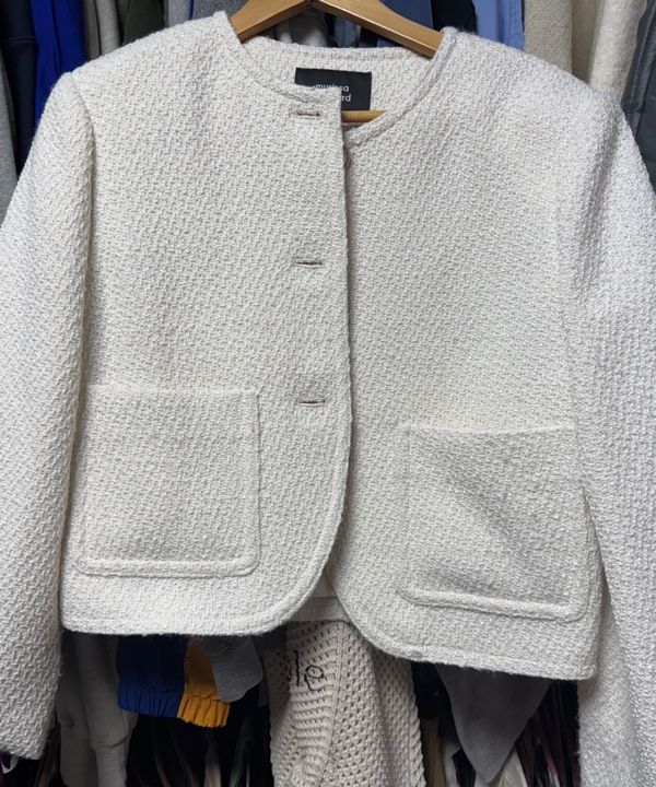 MUSINSA | MUSINSA STANDARD WOMAN Women's Round Neck Tweed Jacket