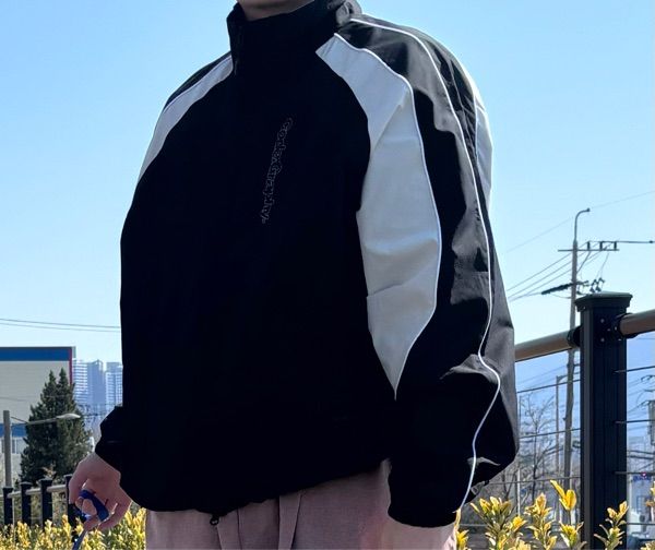 CODEGRAPHY★2-WAY COLOR MATCHING TECH SHORT HOODIE JACKET★ MUSINSA | Codegraphy [Color Ver.] 2-WAY Tech Short Jacket_Pink