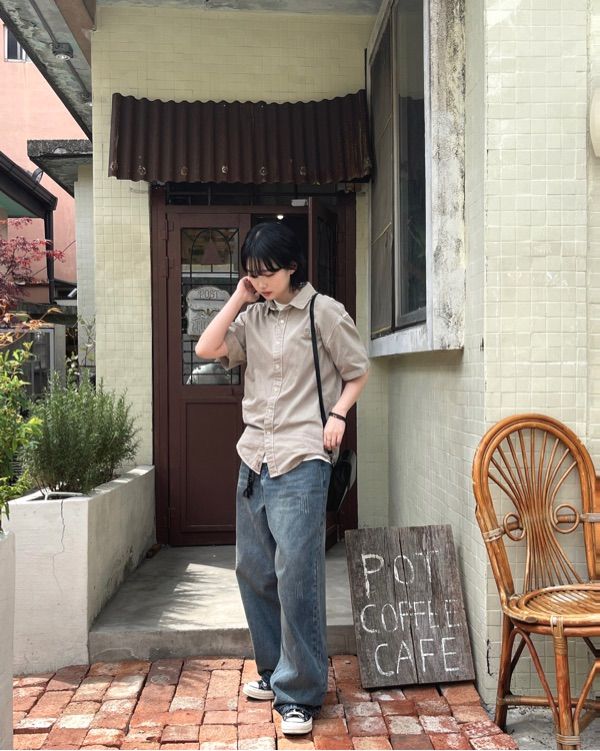 MUSINSA公式 | FILLUMINATE Damaged washed denim pants