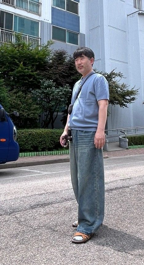 F.ILLUMINATEのDamaged Washed Denim Pants 全6色 MUSINSA | FILLUMINATE Damaged washed denim pants - medium blue