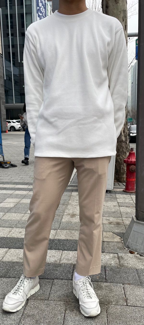 Tシャツ・カットソー *MUSINSA STANDARD* Waffle Relaxed Crew Neck Long Sleeve T-Sh MUSINSA | MUSINSA STANDARD Waffle Relaxed Crew Neck Long