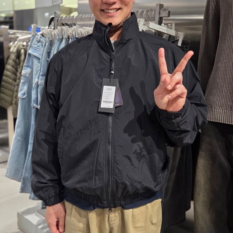 MUSINSA公式 | MUSINSA STANDARD Oversized high neck windbreaker