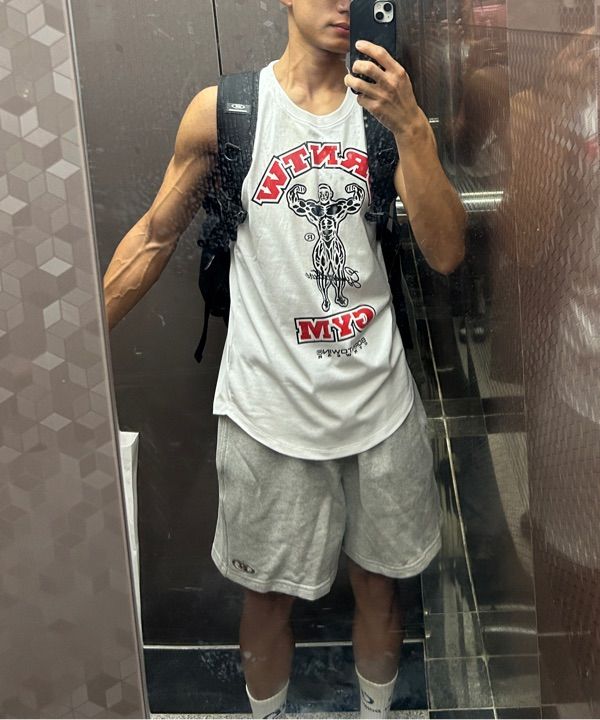 MUSINSA | BORN TO WIN CHROME B LOGO HALF PANTS SHORT VER