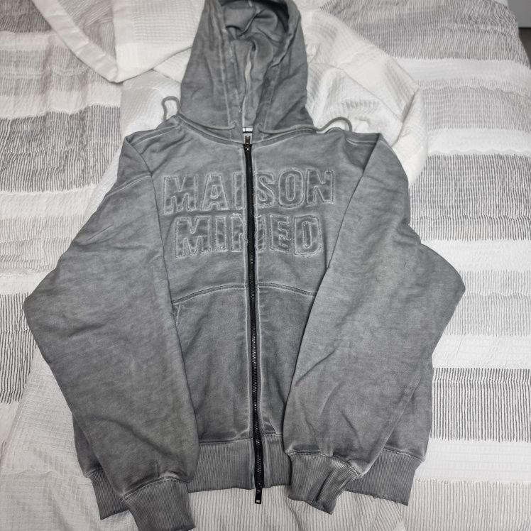 【MAISON MINED】24SS★ MINED CUT OUT PATCH HOOD ZIP-UP MUSINSA | MAISON MINED MINED CUT OUT PATCH HOOD ZIP-UP BLACK