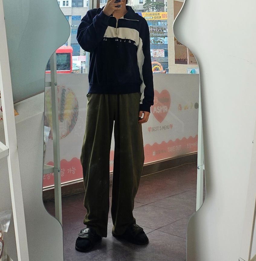 ★MATIN KIM★CUTTED LOGO HALF ZIP SWEATSHIRT★送料・関税込★ CUTTED LOGO HALF ZIP SWEATSHIRT IN BLACK – Matin Kim