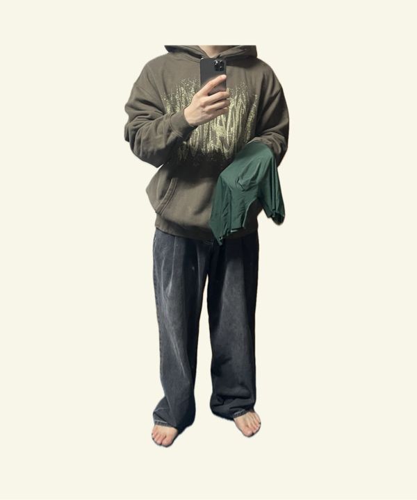 パーカー・フーディ NOT4NERD Spray Logo Pullover Hood Khaki HD075KH MUSINSA | NOT4NERD Spray Logo Pullover Hood - Khaki