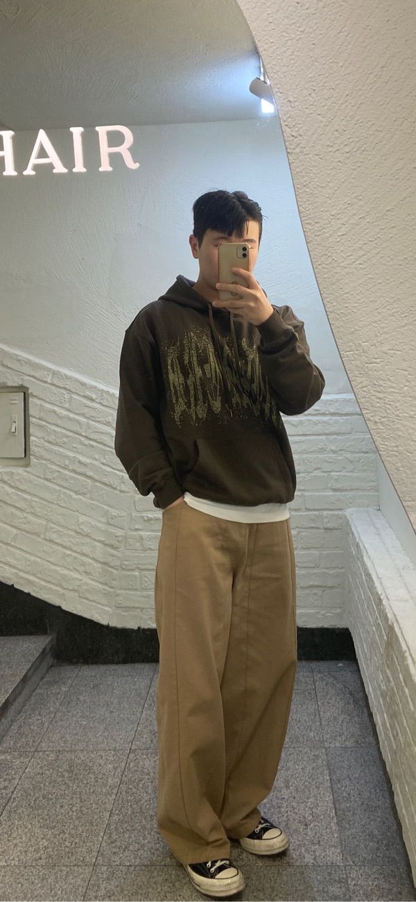 パーカー・フーディ NOT4NERD Spray Logo Pullover Hood Khaki HD075KH MUSINSA | NOT4NERD Spray Logo Pullover Hood - Khaki
