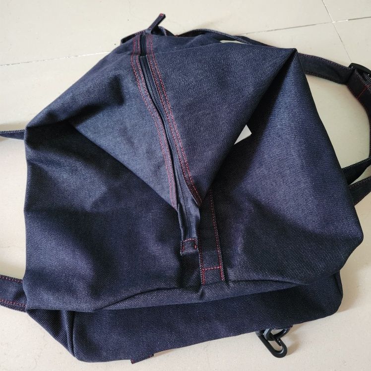 MUSINSA | KIRSH Pocket vintage two-way backpack [dark blue]