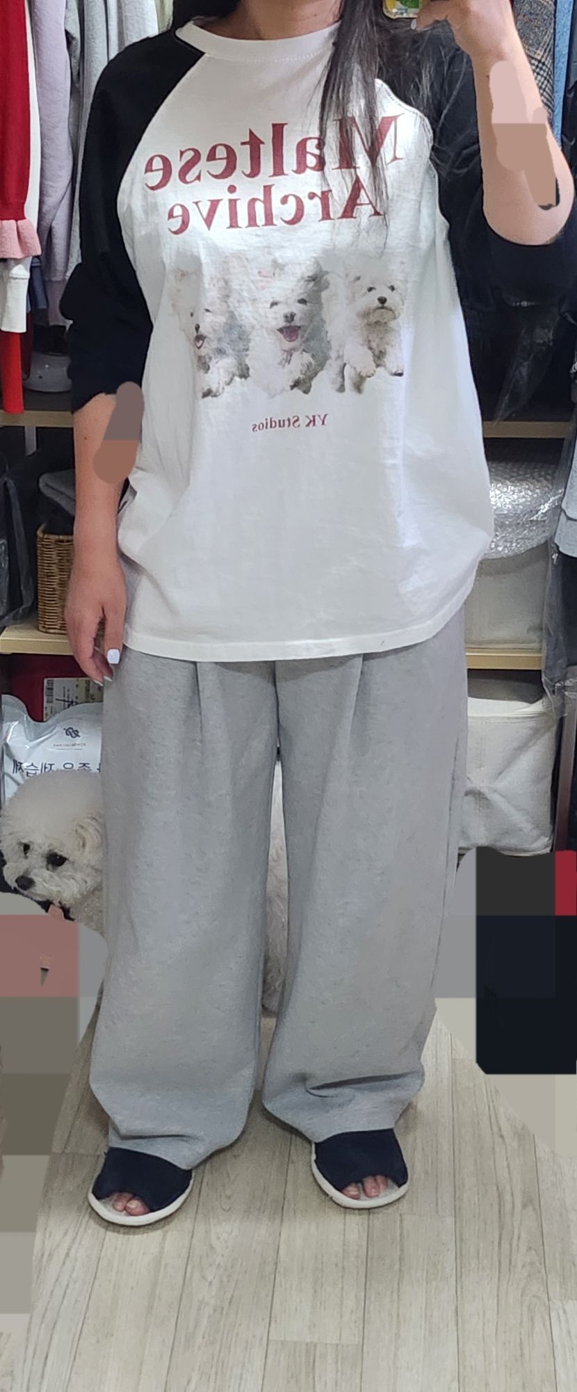 ★Wai Kei★ Maltese Archive Raglan Long Sleeve T-Shirt Khaki WAIKEI Maltese Archive Raglan Long Sleeve T-Shirt (Khaki