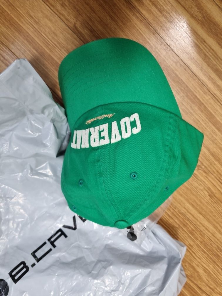 ★COVERNAT★ Felt applique ball cap green MUSINSA | COVERNAT Felt applique ball cap green
