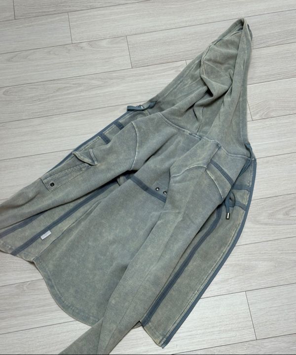 MUSINSA | SCULPTOR Washed Bondage Hoodie Washed Sage