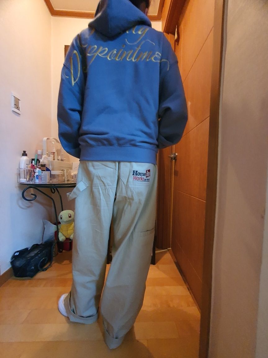 MUSINSA | SCULPTOR Bad Seed Hoodie Zip-Up Faded Blue