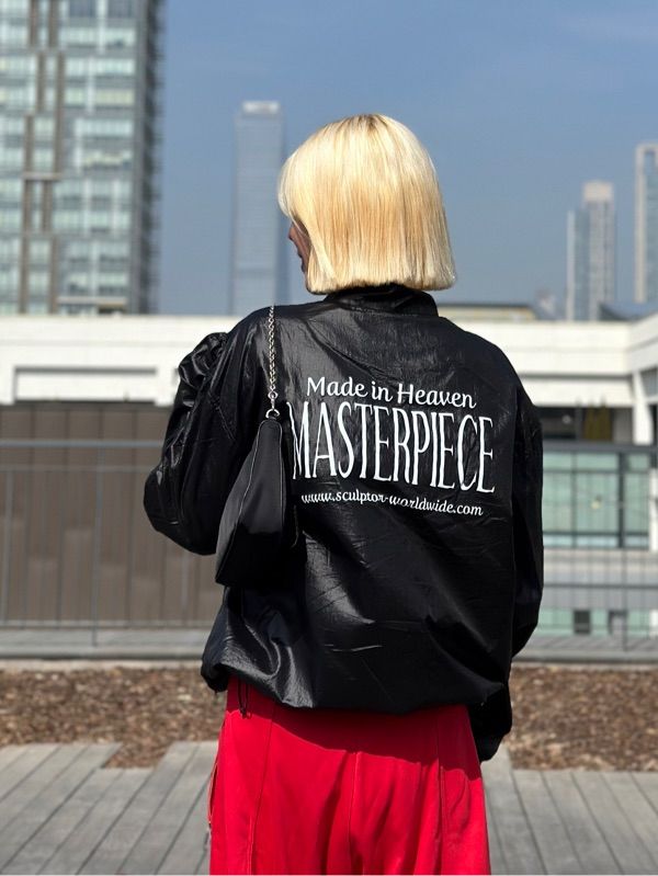 ★SCULPTOR★ Paneled Wind Jacket Black SC23A120BK MUSINSA | SCULPTOR Glossy Nylon Jacket Black