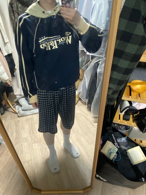 ◆TRAVEL WORKSHOP LINE RAGLAN NYLON MIXED フーディ/5色◆ MUSINSA | TRAVEL Workshop Line Raglan Nylon Mix Hoodie Black